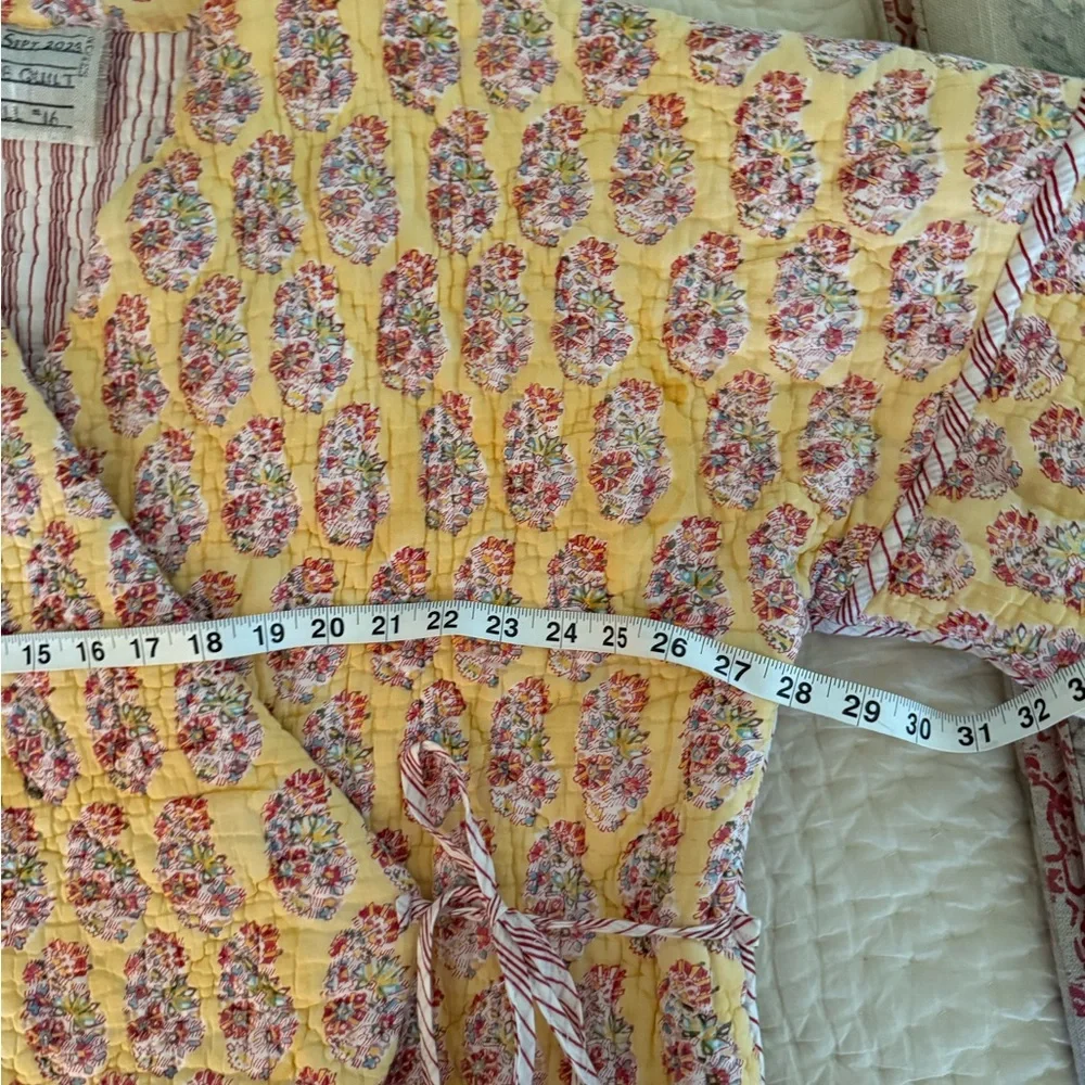 Custom Quilt Jacket Kimono S M L - Picture 13 of 16